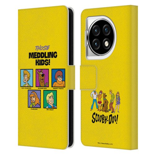 Scooby-Doo Mystery Inc. Meddling Kids Leather Book Wallet Case Cover For OPPO OnePlus Ace 3 5G