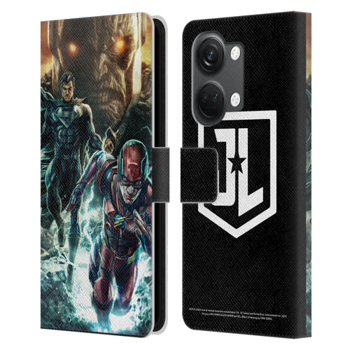 Zack Snyder's Justice League Snyder Cut Graphics Darkseid, Superman, Flash Leather Book Wallet Case Cover For OnePlus Nord 3 5G