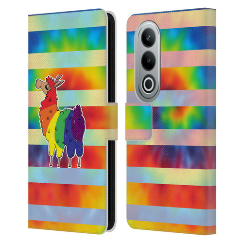 Grace Illustration Llama Pride Leather Book Wallet Case Cover For OPPO OnePlus Ace 3V 5G