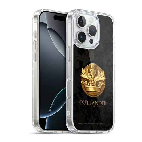 Outlander Seals And Icons Scotland Thistle Soft Gel Case for Apple iPhone 16 Pro & MagSafe