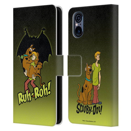 Scooby-Doo Mystery Inc. Ruh-Roh Leather Book Wallet Case Cover For Sony Xperia 5 V 5G