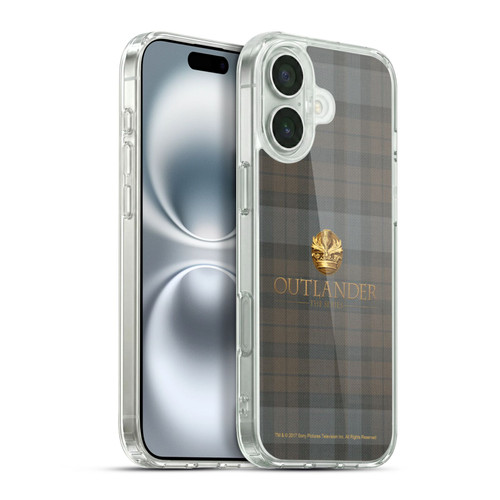 Outlander Tartans Plaid Soft Gel Case for Apple iPhone 16 Plus & MagSafe
