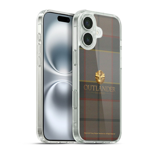 Outlander Tartans Fraser Soft Gel Case for Apple iPhone 16 Plus & MagSafe
