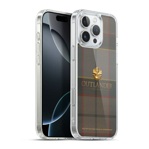 Outlander Tartans Fraser Soft Gel Case for Apple iPhone 16 Pro Max & MagSafe