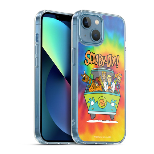 Scooby-Doo Mystery Inc. Tie Dye Soft Gel Case for Apple iPhone 13 Mini & MagSafe