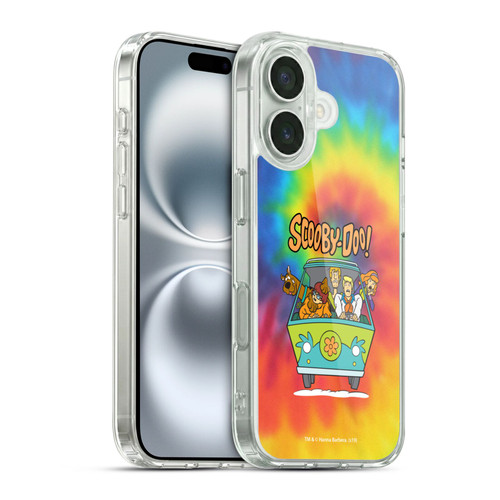 Scooby-Doo Mystery Inc. Tie Dye Soft Gel Case for Apple iPhone 16 & MagSafe