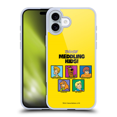 Scooby-Doo Mystery Inc. Meddling Kids Soft Gel Case for Apple iPhone 16 Plus
