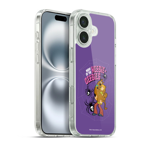 Scooby-Doo Seasons Spiders Soft Gel Case for Apple iPhone 16 Plus