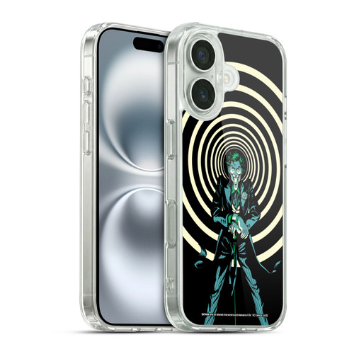 The Joker DC Comics Character Art Grin Soft Gel Case for Apple iPhone 16 & MagSafe