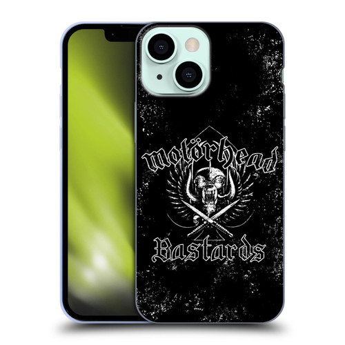 Motorhead Album Covers Bastards Soft Gel Case for Apple iPhone 13 Mini