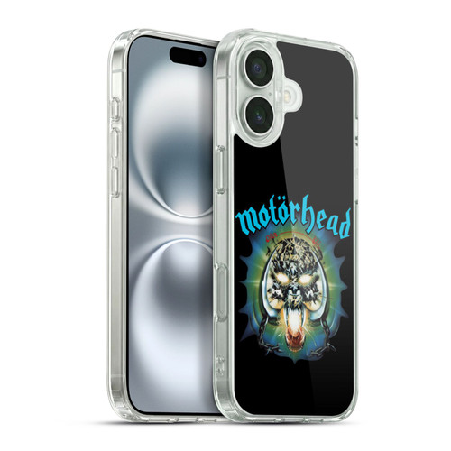 Motorhead Album Covers Overkill Soft Gel Case for Apple iPhone 16 Plus