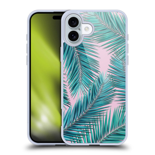 Mark Ashkenazi Banana Life Palm Tree Soft Gel Case for Apple iPhone 16 Plus