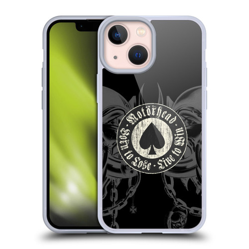 Motorhead Graphics Born To Lose Love To Win Soft Gel Case for Apple iPhone 13 Mini & MagSafe