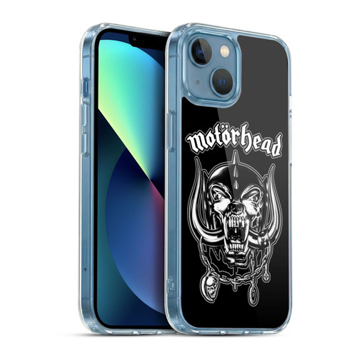 Motorhead Graphics Silver War Pig Soft Gel Case for Apple iPhone 13 Mini & MagSafe