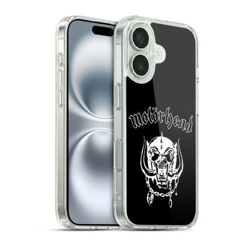 Motorhead Graphics Classic Logo Soft Gel Case for Apple iPhone 16 & MagSafe