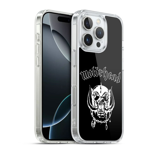 Motorhead Graphics Classic Logo Soft Gel Case for Apple iPhone 16 Pro & MagSafe