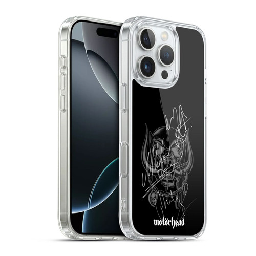 Motorhead Graphics Signatures Soft Gel Case for Apple iPhone 16 Pro & MagSafe