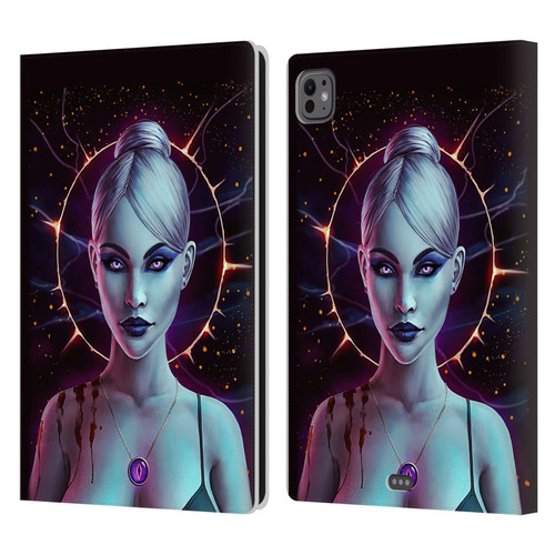 Christos Karapanos Mythical Art Oblivion Leather Book Wallet Case Cover For Apple iPad Pro 11 M4 2024
