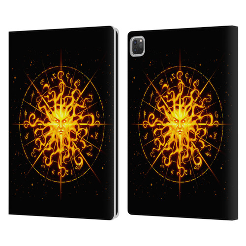 Christos Karapanos Mythical Art Helios Leather Book Wallet Case Cover For Apple iPad Pro 13 M4 2024