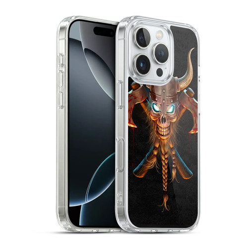 Christos Karapanos Horror 4 Viking Soft Gel Case for Apple iPhone 16 Pro & MagSafe
