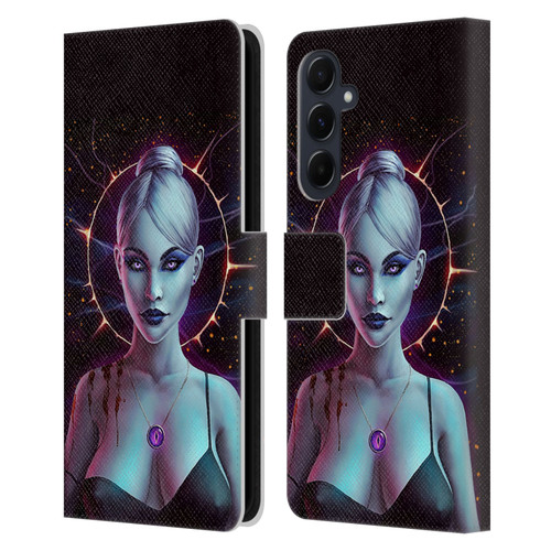 Christos Karapanos Mythical Art Oblivion Leather Book Wallet Case Cover For Samsung Galaxy A55 5G