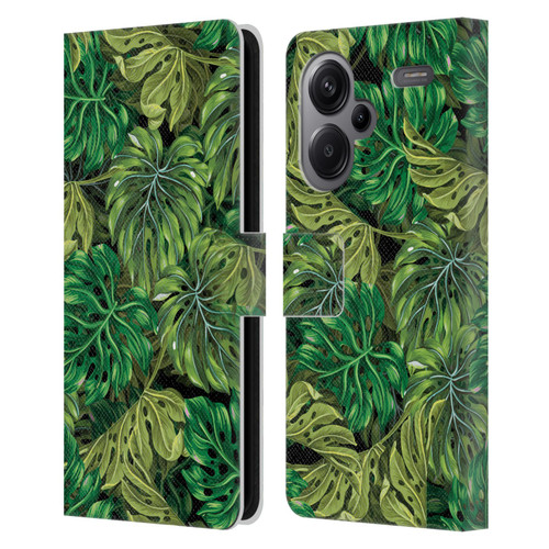 Mark Ashkenazi Banana Life Tropical Haven Leather Book Wallet Case Cover For Xiaomi Redmi Note 13 Pro Plus 5G