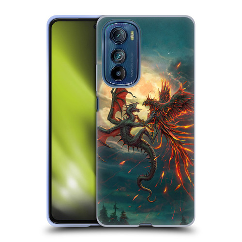 Christos Karapanos Key Art Against Soft Gel Case for Motorola Edge 30