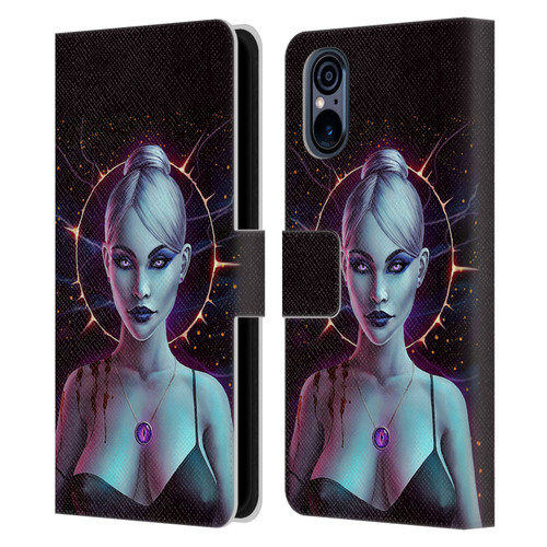 Christos Karapanos Mythical Art Oblivion Leather Book Wallet Case Cover For Sony Xperia 5 V 5G