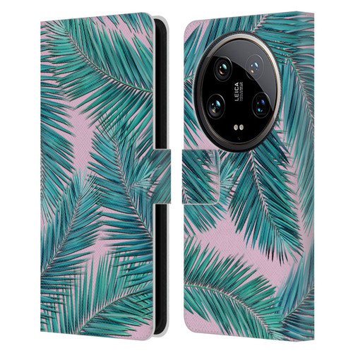 Mark Ashkenazi Banana Life Palm Tree Leather Book Wallet Case Cover For Xiaomi 14 Ultra
