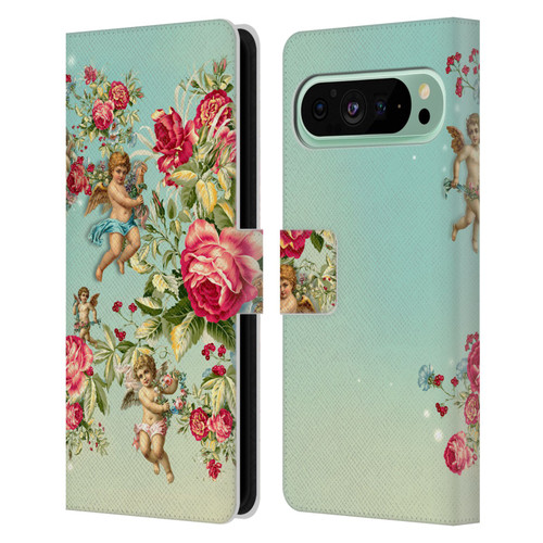 Mark Ashkenazi Florals Roses Leather Book Wallet Case Cover For Google Pixel 9 Pro XL