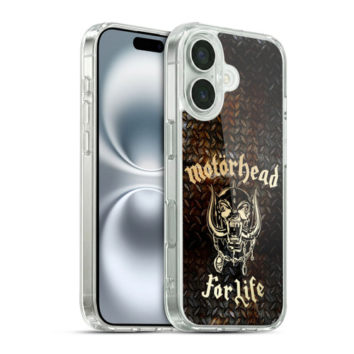 Motorhead Key Art For Life Soft Gel Case for Apple iPhone 16 & MagSafe