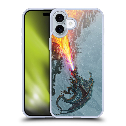 Christos Karapanos Mythical Art Power Of The Dragon Flame Soft Gel Case for Apple iPhone 16 Plus