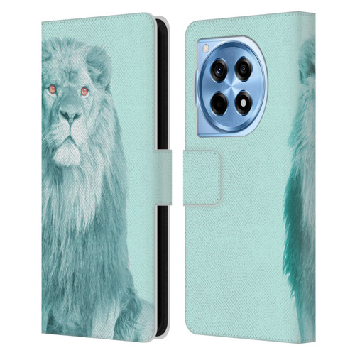 Mark Ashkenazi Pastel Potraits Lion Leather Book Wallet Case Cover For OnePlus 12R