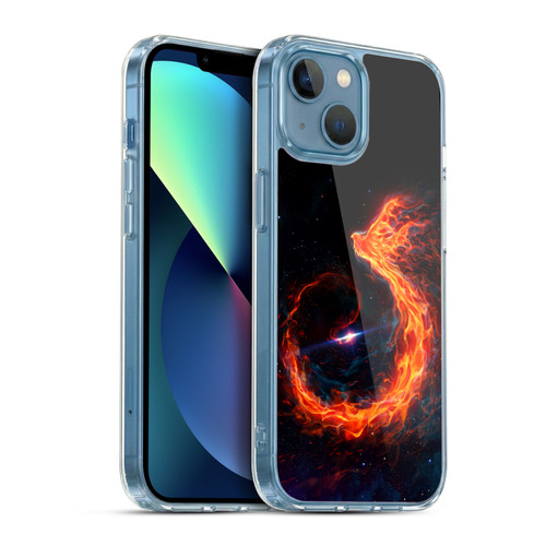Christos Karapanos Phoenix Out Of Space Soft Gel Case for Apple iPhone 13 Mini & MagSafe