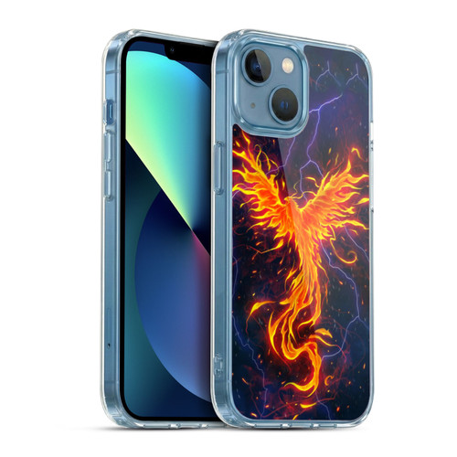 Christos Karapanos Phoenix 3 Rage Soft Gel Case for Apple iPhone 13 Mini & MagSafe