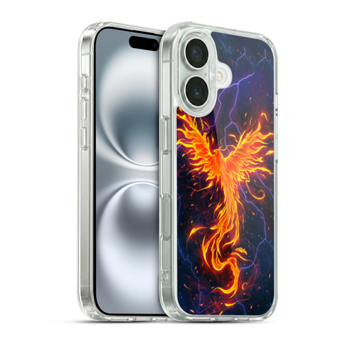 Christos Karapanos Phoenix 3 Rage Soft Gel Case for Apple iPhone 16 & MagSafe