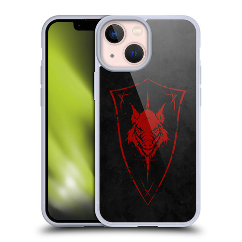 Christos Karapanos Shield Wild Boar Soft Gel Case for Apple iPhone 13 Mini