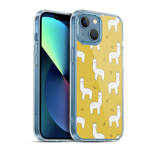 Andrea Lauren Design Animals Llama Soft Gel Case for Apple iPhone 13 Mini & MagSafe
