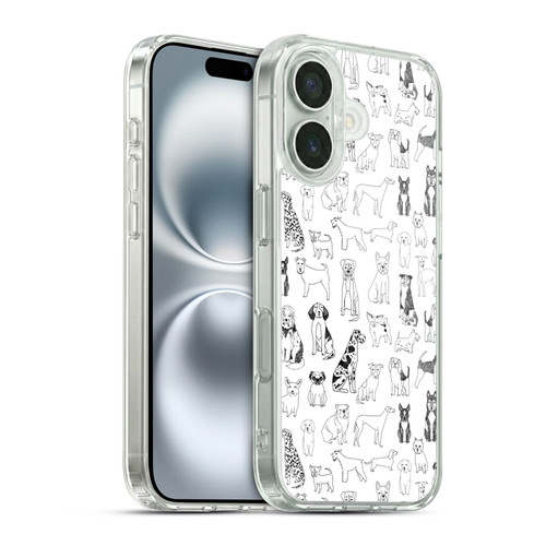Andrea Lauren Design Animals Canine Line Soft Gel Case for Apple iPhone 16 & MagSafe