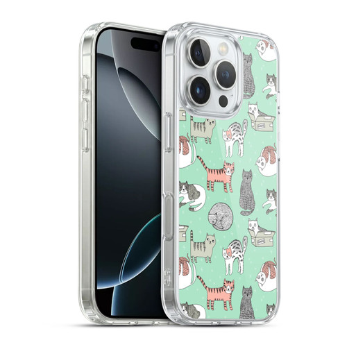 Andrea Lauren Design Animals Cats Soft Gel Case for Apple iPhone 16 Pro & MagSafe