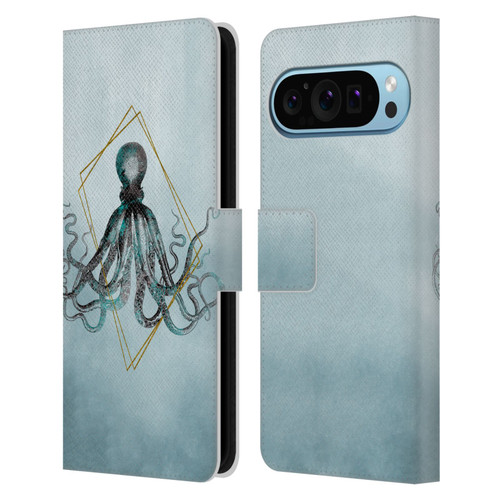 LebensArt Beings Octopus Leather Book Wallet Case Cover For Google Pixel 9 / Pixel 9 Pro