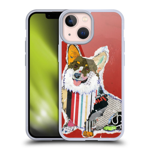 Michel Keck Dogs 2 Corgi Soft Gel Case for Apple iPhone 13 Mini