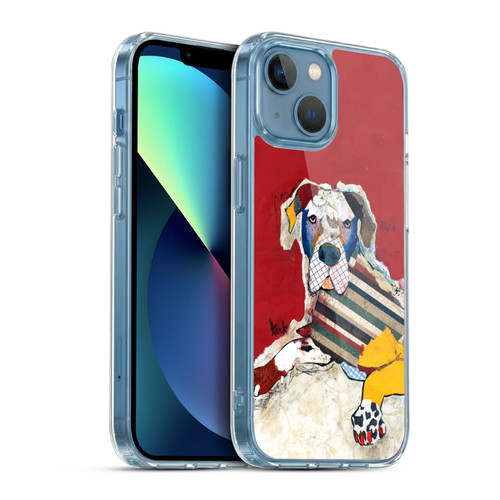 Michel Keck Dogs 2 Great Dane Soft Gel Case for Apple iPhone 13 Mini & MagSafe