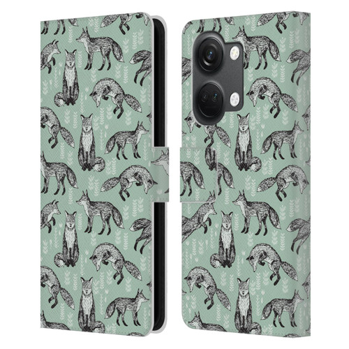 Andrea Lauren Design Animals Fox Leather Book Wallet Case Cover For OnePlus Nord 3 5G