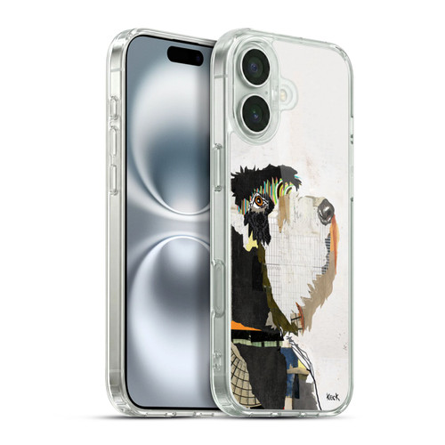 Michel Keck Dogs 2 Schnauzer Soft Gel Case for Apple iPhone 16 Plus & MagSafe
