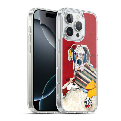 Michel Keck Dogs 2 Great Dane Soft Gel Case for Apple iPhone 16 Pro & MagSafe