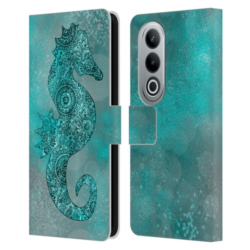 LebensArt Beings Seahorse Leather Book Wallet Case Cover For OPPO OnePlus Ace 3V 5G