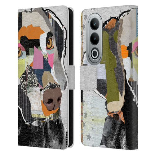 Michel Keck Dogs 2 Weimaraner Leather Book Wallet Case Cover For OPPO OnePlus Ace 3V 5G