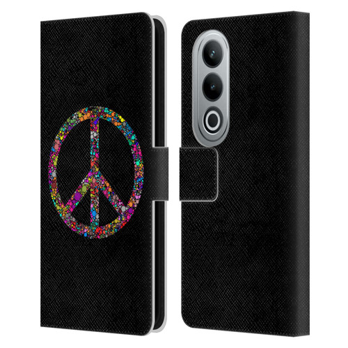 LebensArt Contexts Peace Leather Book Wallet Case Cover For OPPO OnePlus Ace 3V 5G