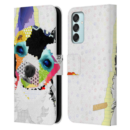 Michel Keck Dogs 2 Chihuahua Leather Book Wallet Case Cover For Samsung Galaxy M15/F15 5G
